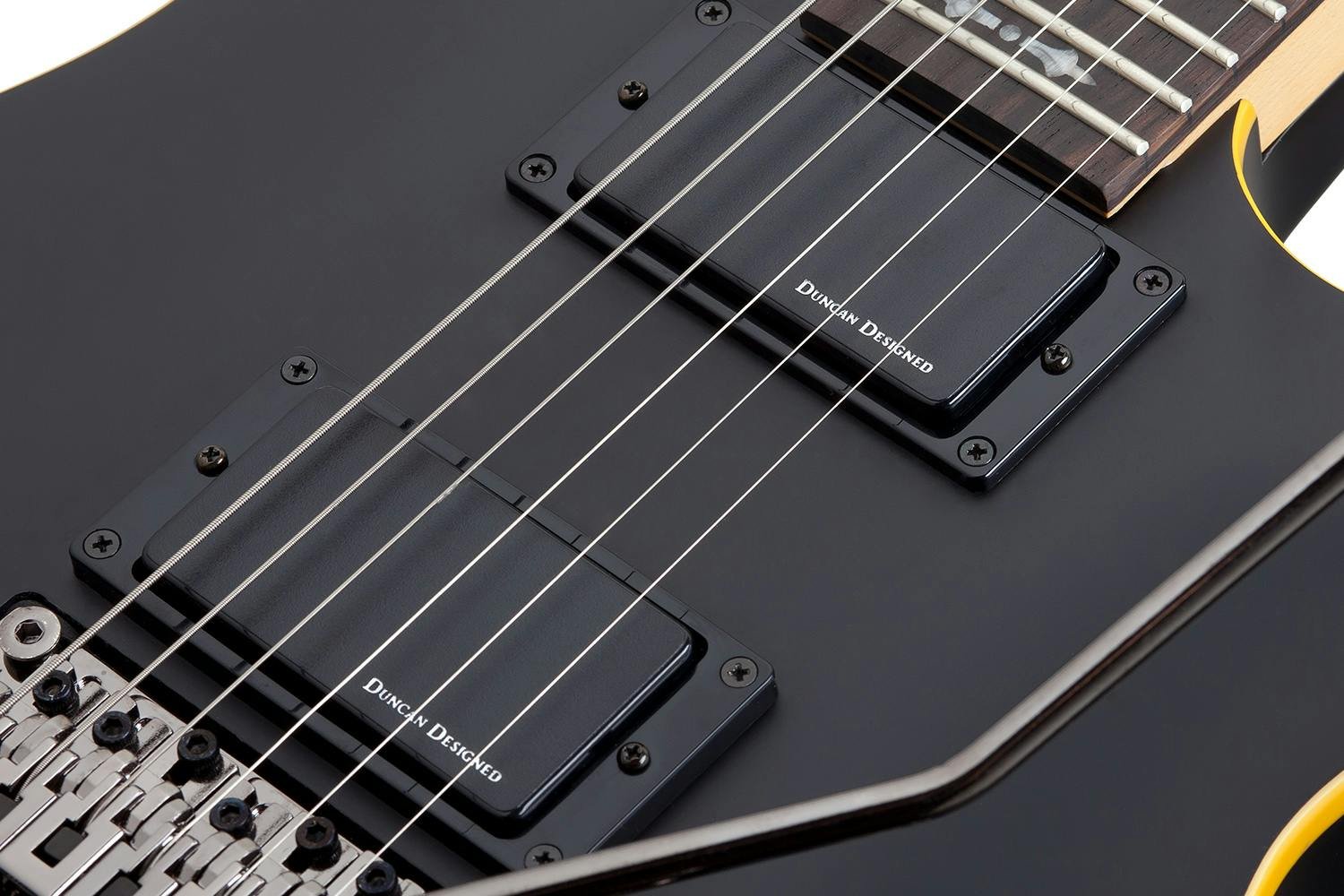 Schecter Demon 6 FR Aged Black Satin - Andertons Music Co.